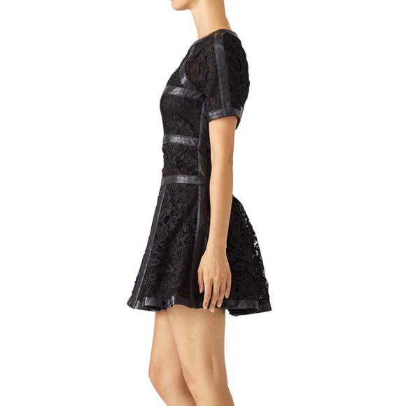The Kooples lace and leather dress size 4 - Picture 3 of 8